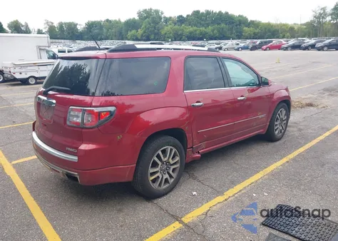 2013 GMC Acadia Denali из США, поврежденный, VIN 1GKKVTKD5DJ178258